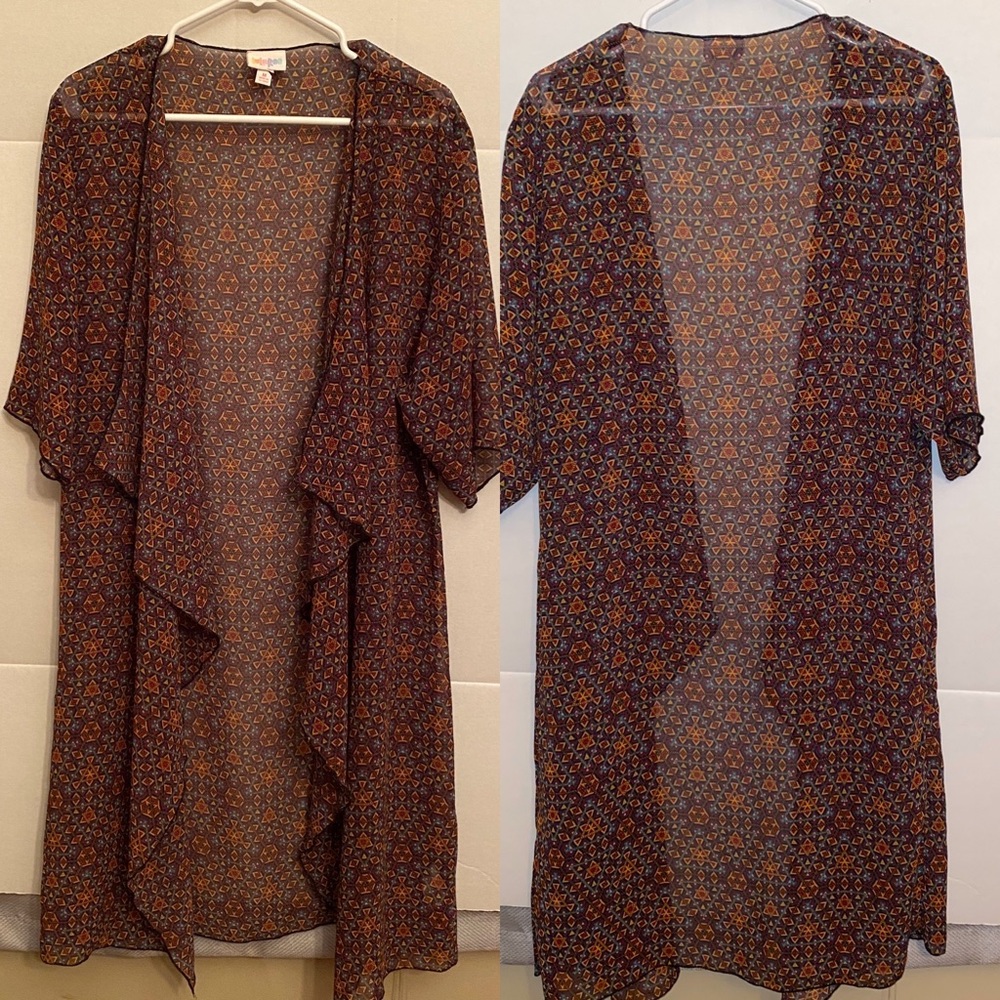 LulaRoe Long sheer cardigan